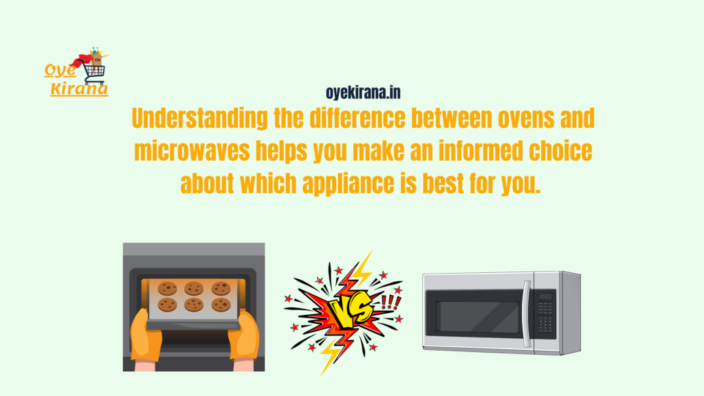 difference between ovens and microwaves