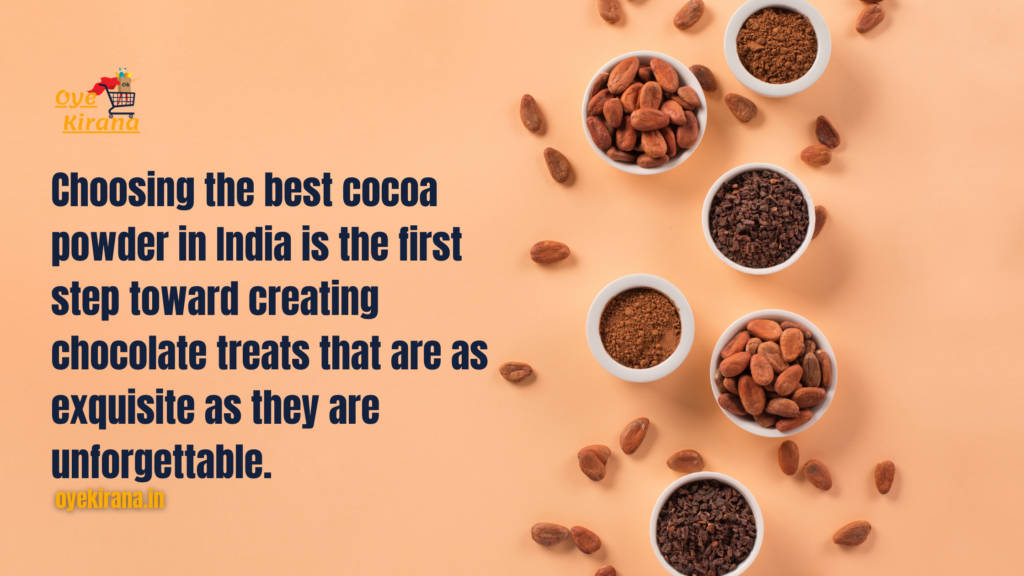 Choosing the cocoa powder